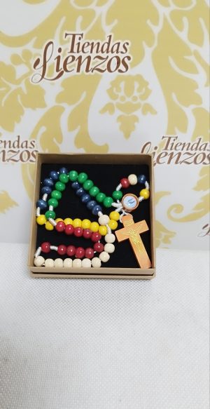 Rosario madera colores