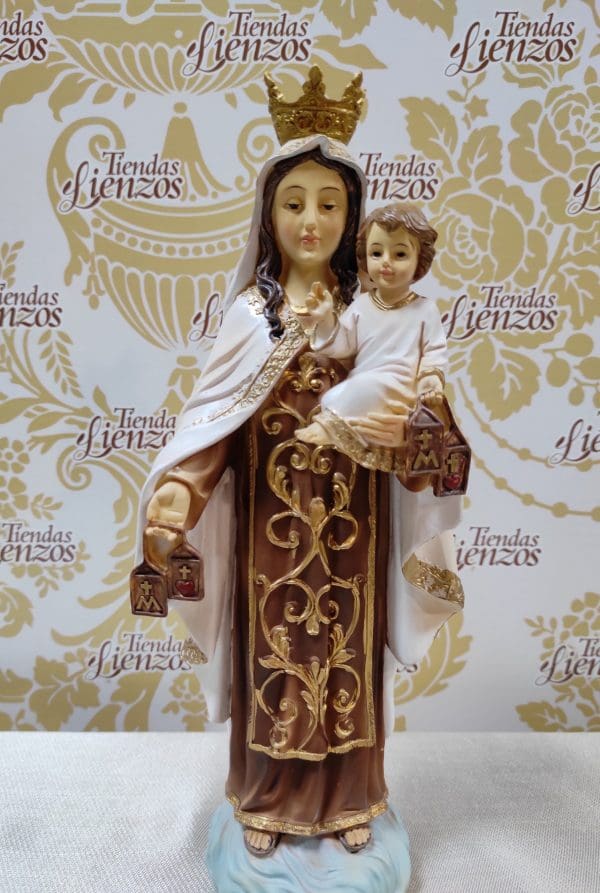 Virgen del Carmen de 30 cm - Imagen 2