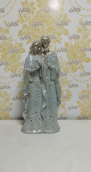 Misterio 48 cm plata
resina