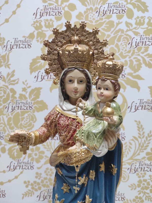 Virgen del Rosario 40 cm - Imagen 5