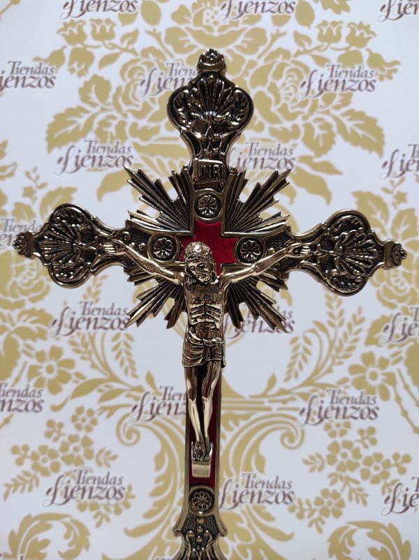 Cruz de bronce 34 cm - Imagen 5