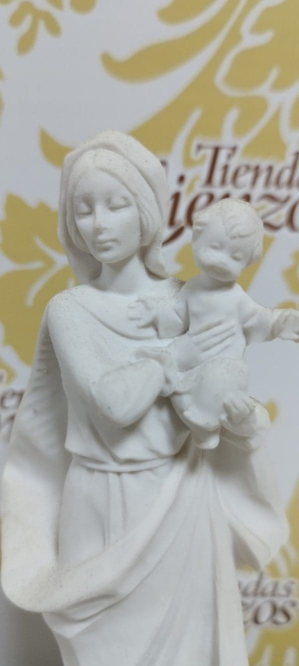 virgen María con Niño 16 cm
marmolina - Imagen 3