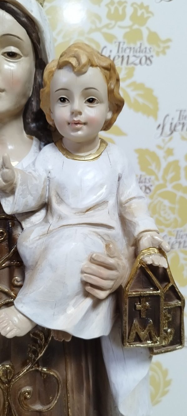 Virgen del Carmen de 65 cm, resina - Imagen 6