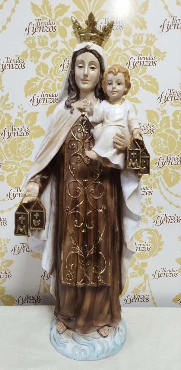 Virgen del Carmen de 65 cm, resina - Imagen 2