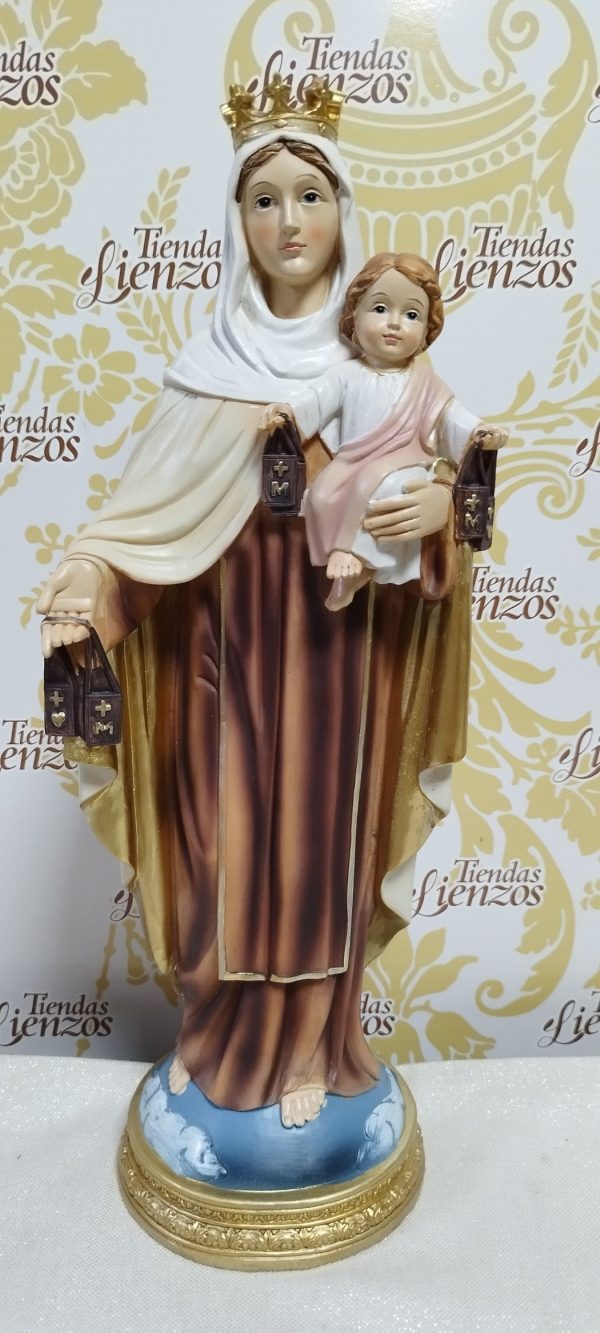 Virgen del Carmen 40 cm, resina - Imagen 2