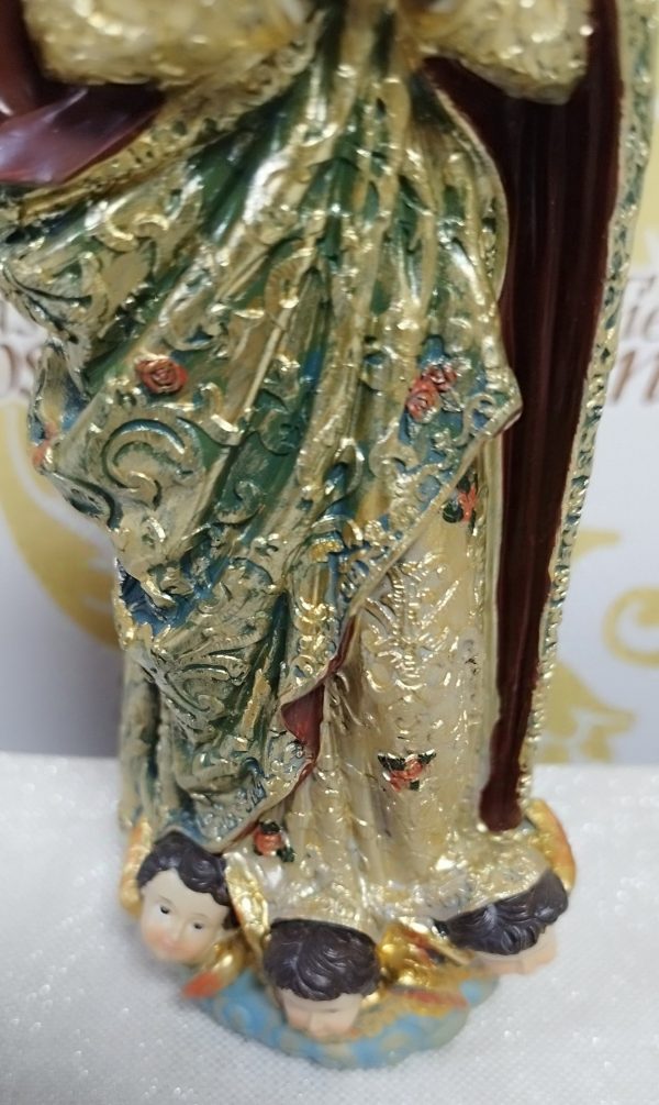 Virgen Inmaculada , 22 cm  resina - Imagen 4