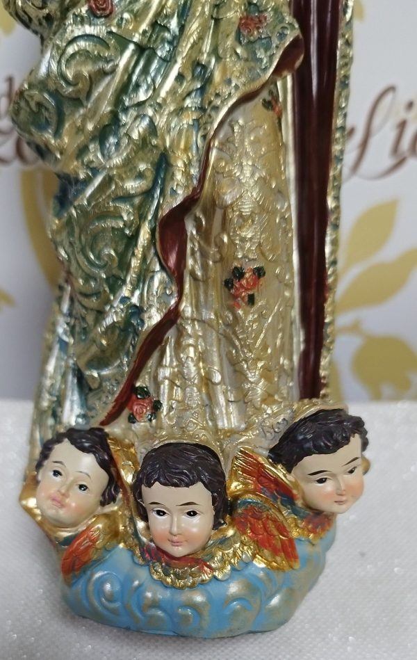 Virgen Inmaculada , 22 cm  resina - Imagen 5