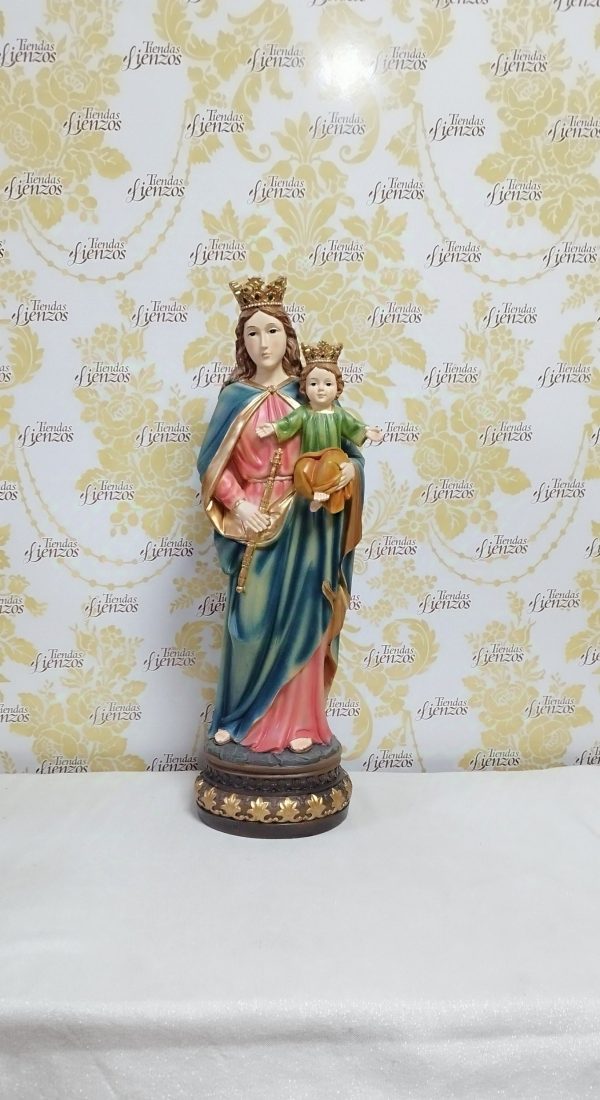 Virgen María Auxiliadora 58 cm , resina