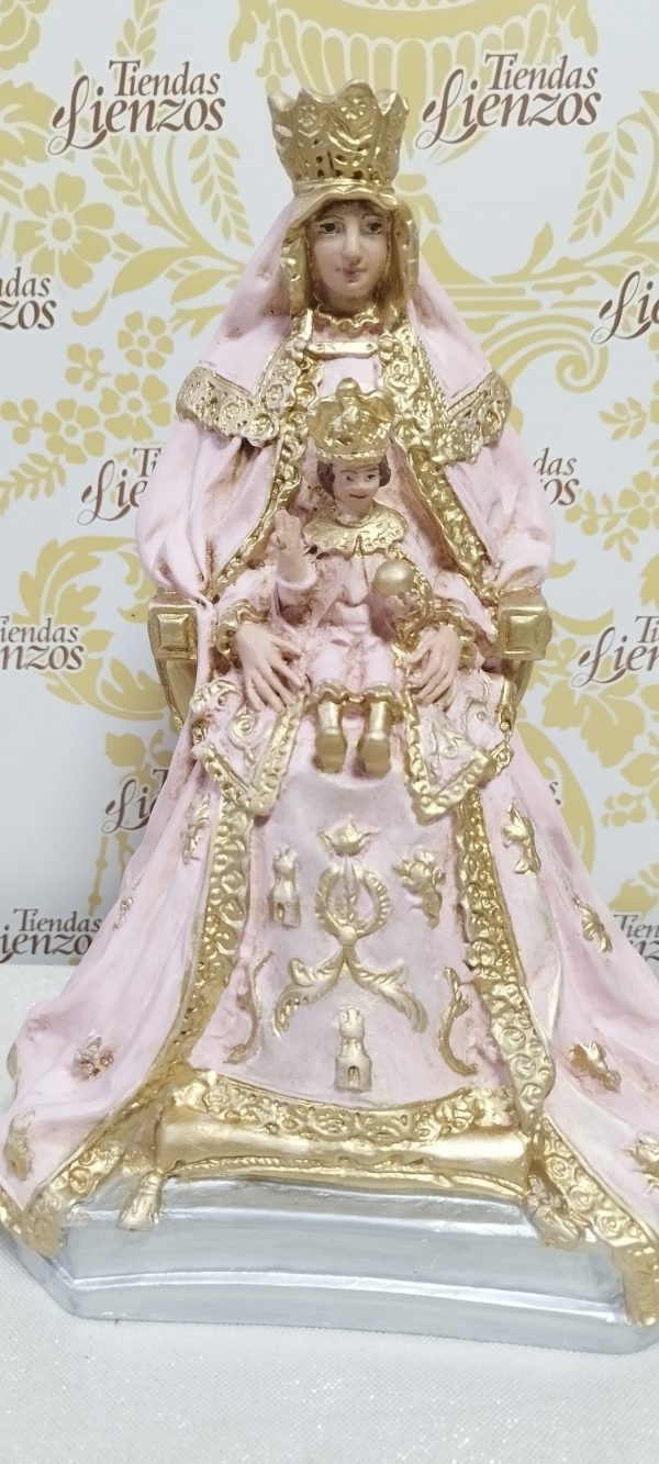 Virgen de los Reyes de marmolina de 34 cm - Imagen 2