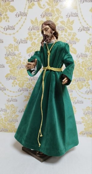 Túnica terciopelo verde cristo 60